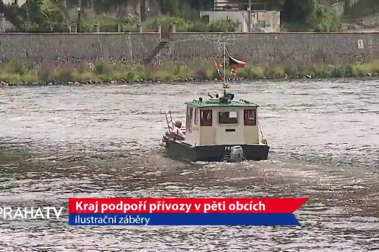 Kraj podpoří přívozy v pěti obcích