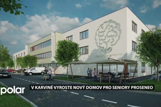 V Karviné staví nový domov pro seniory Proseneo. Nabídne 140 klientům veškerý komfort
