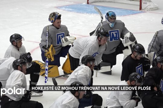 Hokejisté AZ už mohou trénovat na nové ledové ploše