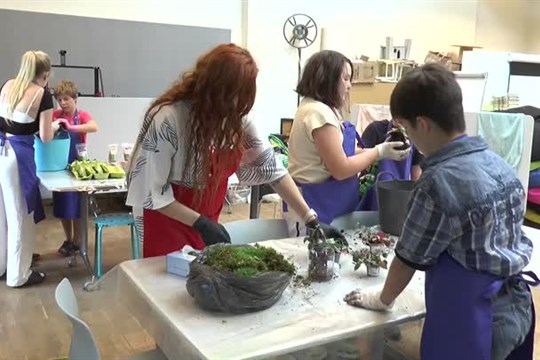 Síla přírody a umění v galerii inspiruje děti