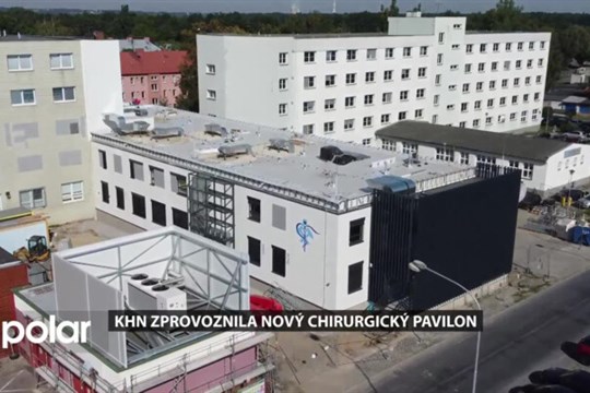 Karvinská hornická nemocnice zprovoznila nový chirurgický pavilon