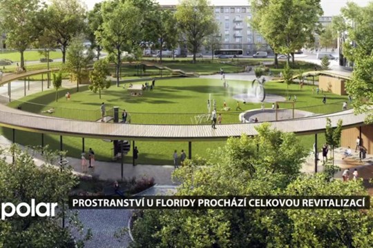 Prostranství u Floridy v Ostravě-Porubě se změní v atraktivní místo. Začala jeho celková revitalizace