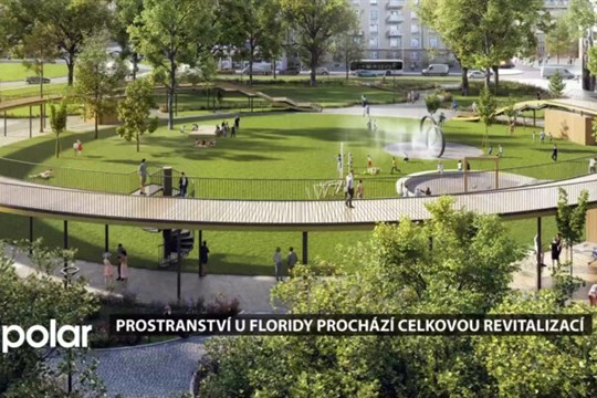 Prostranství u Floridy prochází celkovou revitalizací. Stane se v jednou z nejhezčích dominant Poruby
