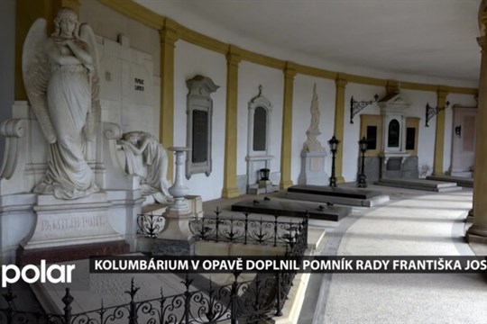 Kolumbárium v Opavě doplnil pomník tajného rady císaře Františka Josefa I.