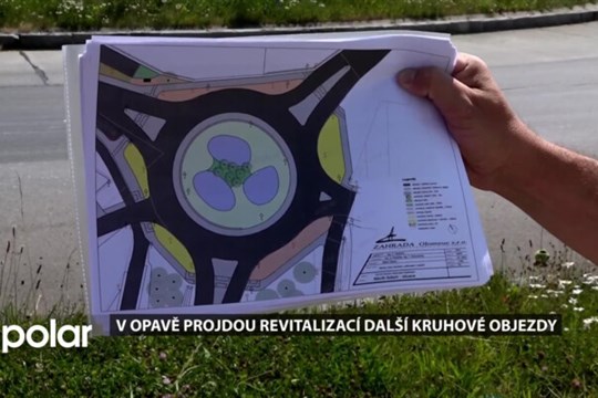 Příjezd z Ostravy do Opavy bude hezčí. Revitalizací projdou dva kruhové objezdy