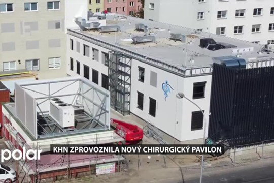 V novém chirurgickém pavilonu Karvinské hornické nemocnice se již operuje