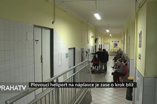Plovoucí heliport na náplavce je zase o krok blíž