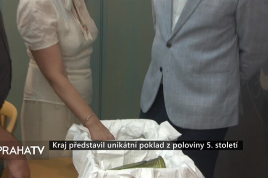 Kraj představil unikátní poklad z poloviny 5. století