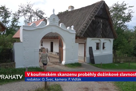 V kouřimském skanzenu proběhly dožínkové slavnosti