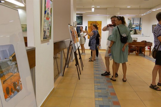 Výsledky Hradišťského plenéru najdete v Galerii Vladimíra Hrocha