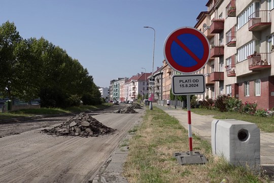 Oprava E. Beneše v Přerově
