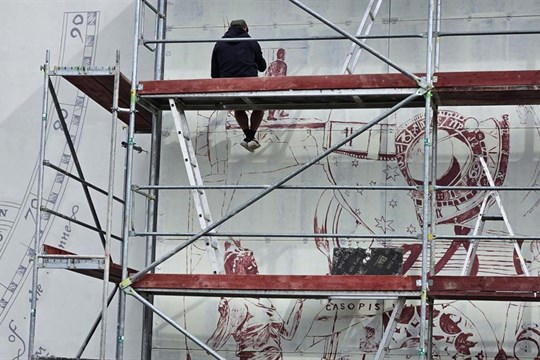 Vznik díla v přímém přenosu ve Šternberku