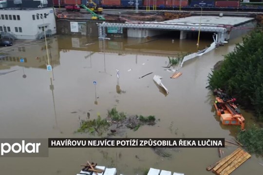 Havířovu během povodní způsobila nejvíce potíží řeka Lučina