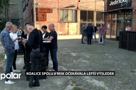Koalice Spolu MSK očekávala lepší výsledek. V zastupitelstvu bude mít 10 křesel