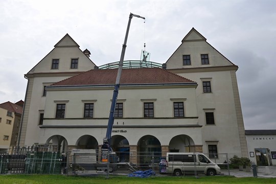 Oprava zámku v Hranicích je téměř hotová