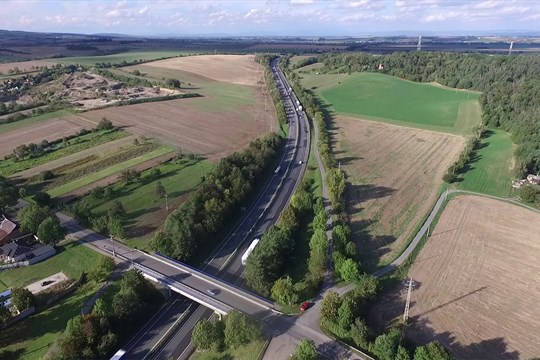 Kritické místo na D46 před Prostějovem