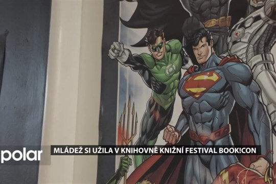 Mládež si užila v knihovně knižní festival Book!Con