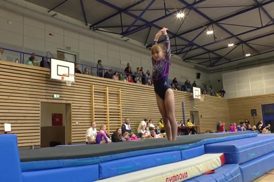Gymnastického adventu se zúčastnilo 103 dětí z 12 oddílů