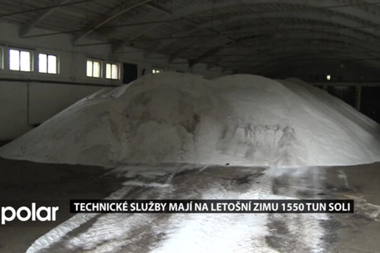 Technické služby Frýdek-Místek mají na letošní zimu 1 550 tun soli