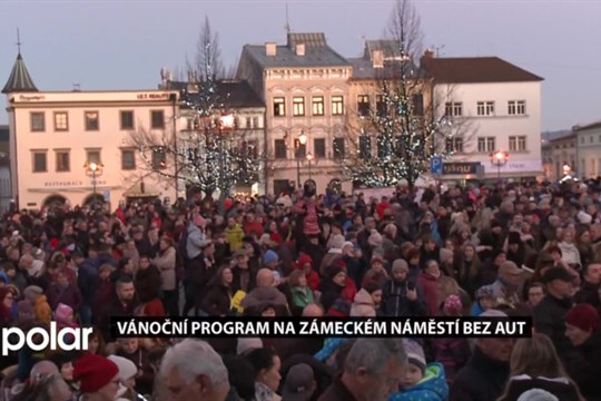 Frýdek-Místek opět oživuje Zámecké náměstí. Bez aut a s adventním programem