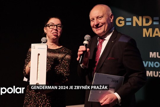 Genderman 2024 je Zbyněk Pražák za projekt vložky do škol. V Ostravě funguje ve všech ZŠ