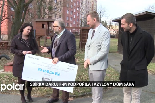 Sbírka Daruj F-M podpořila i azylový dům pro matky s dětmi
