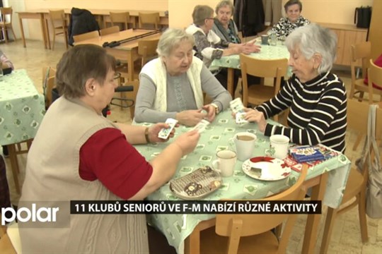 Kluby seniorů ve Frýdku-Místku nabízejí plno aktivit. Ve svých řadách uvítají více mužů