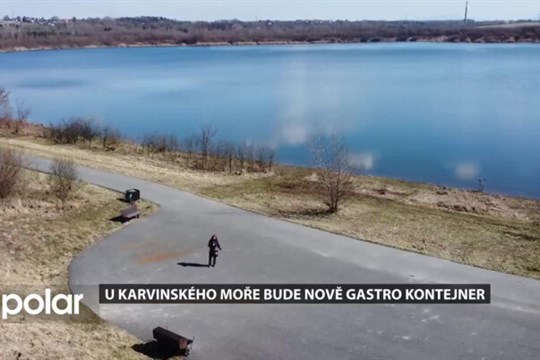 V blízkosti pláže Karvinského moře bude nově stát gastro kontejner, nabízející novinky