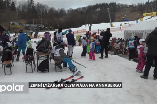 Více než 200 závodníků se utkalo v Zimní olympiádě na Annabergu