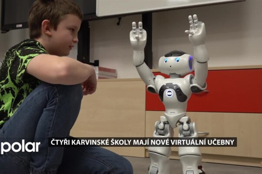 Čtyři karvinské základní školy mají virtuální učebny, plné robotických pomůcek