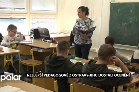 Nejlepší pedagogové z Ostravy-Jihu dostali ocenění ke Dni učitelů