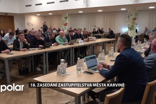 V sále OD Družba se konalo 18. zasedání zastupitelstva města