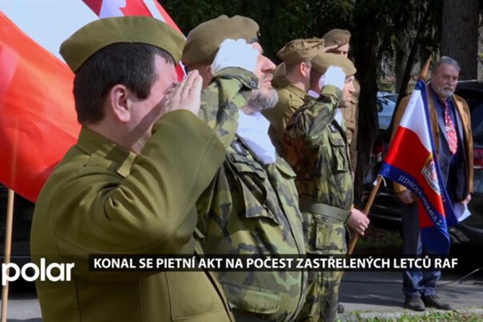 U kostela v Ostravě-Hrabůvce pieta připomněla 81. výročí od zastřelení letců RAF
