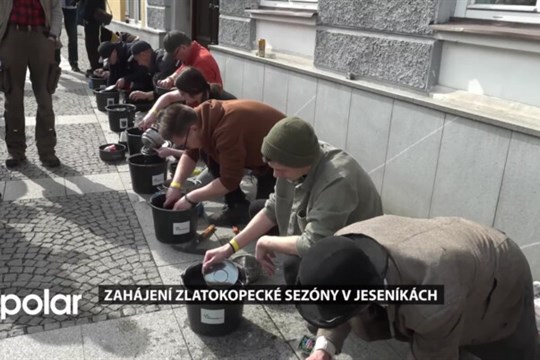 Zlatokopové v Jeseníkách zahájili svou letošní sezónu a prověřili své síly i znalosti