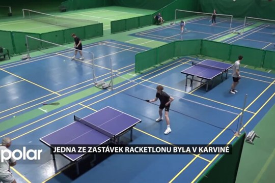Racketlonový sport v rámci CzechTour zavítal i do Karviné
