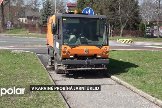 V Karviné se jako každé jaro uklízejí ulice v centru města i okrajových částech
