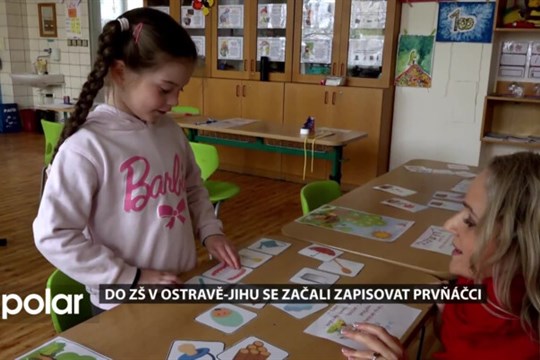 Do Základních škol v Ostravě-Jihu se začali zapisovat prvňáčci