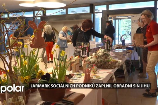 Obřadní síň Ostravy-Jihu zaplnil velikonoční jarmark sociálních podniků