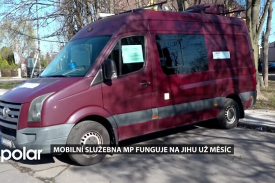 Mobilní služebna Městské policie funguje v Ostravě-Jihu už měsíc