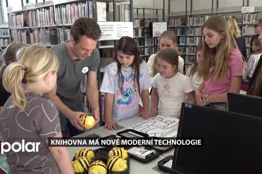 Regionální knihovna je nově vybavená technologiemi pro zlepšení digitálních kompetencí