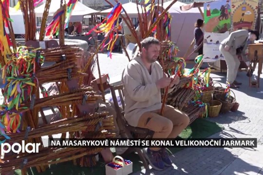 Na Masarykově náměstí proběhl tradiční Velikonoční jarmark a přinesl spoustu pohody