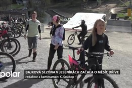 Rychlý konec zimy znamenal i rychlý start bajkové sezóny v Jeseníkách