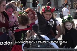 Čarodějnice bavily a také oživily staré lidové tradice