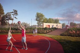 Místo náletových dřevin bude U Červených domků sportovně relaxační park