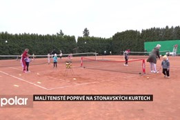 Malí tenisté poprvé na stonavských kurtech