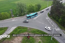 Mezi Rychvaldem a Bohumínem se staví nový rondel, řidiče čekají objížďky