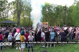 Jubilejní 10. ročník Pálení čarodejnic přilákal stovky lidí