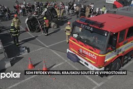 Dobrovolní hasiči z Frýdku vyhráli krajskou soutěž ve vyprošťování