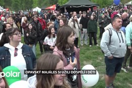 Opavský majáles v Městských sadech byl pestrý a zájem o něj velký