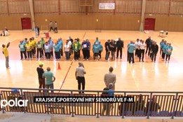 Frýdek-Místek hostil Krajské sportovní hry seniorů
